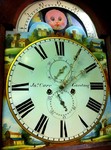 Very Large 8 DAY Mahogany Grand Father Clock.£3,500.