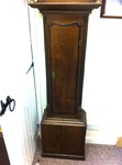 A Brass Face 30 Hour Grandfather Clock Oak &Mahogany John Roderts Wrexham.£1,800